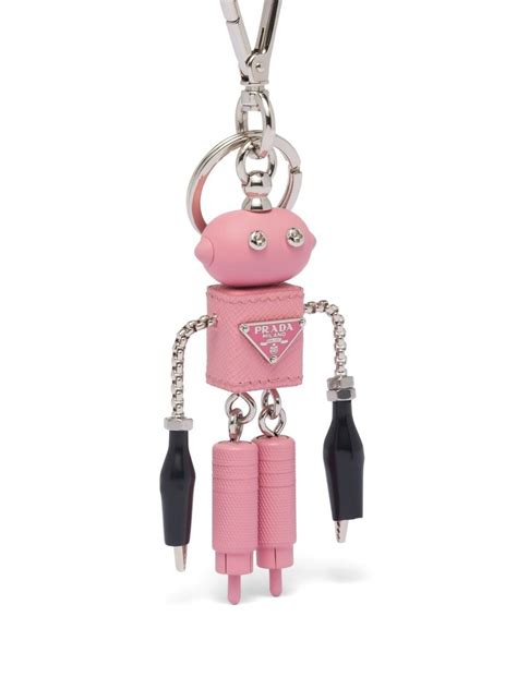 prada robot necklace|PRADA Robot Trick Keychain 13521 .